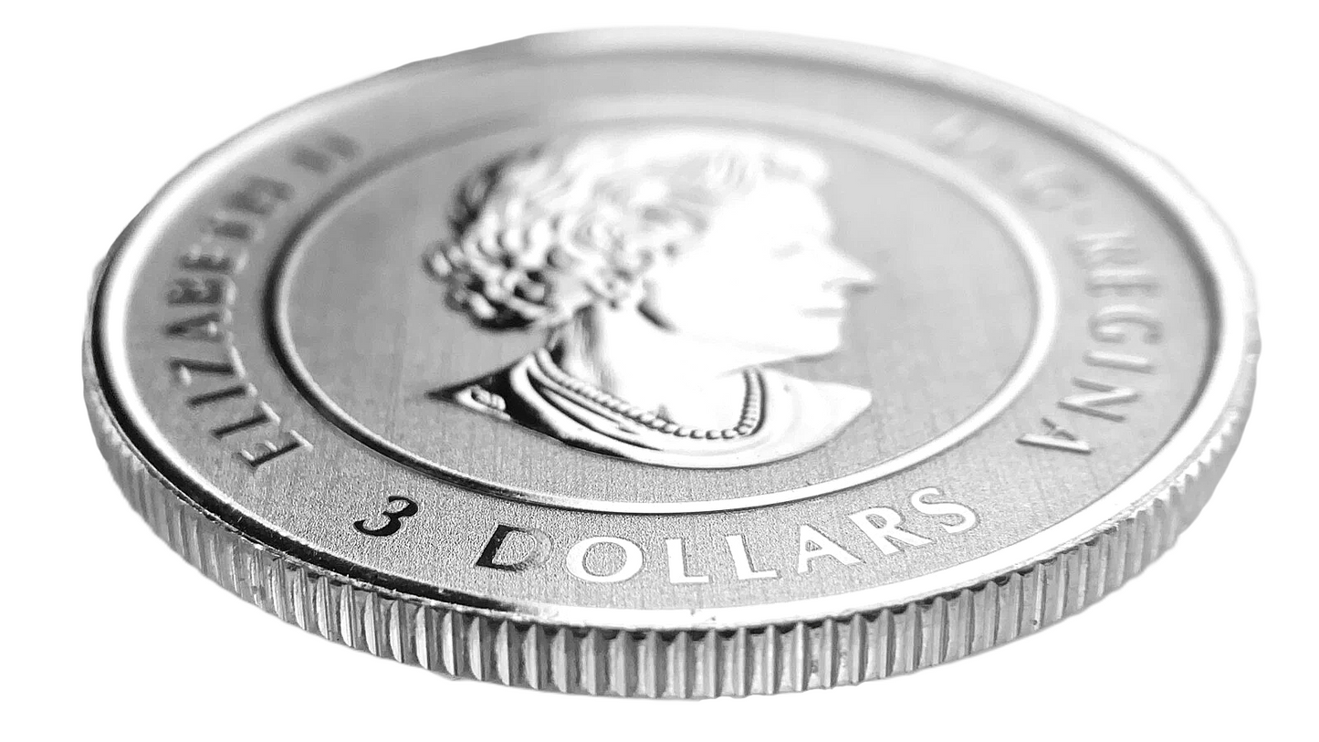 .256 ozt Spirit of Canada 9999 9999 Silver $3