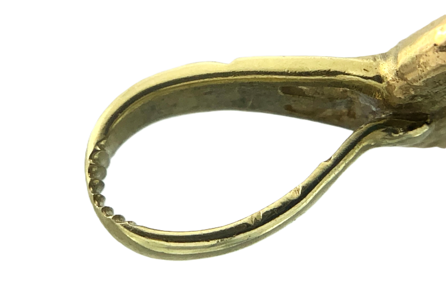 10K Yellow Gold Opal Pendant Beautiful October Birth Stone AU109