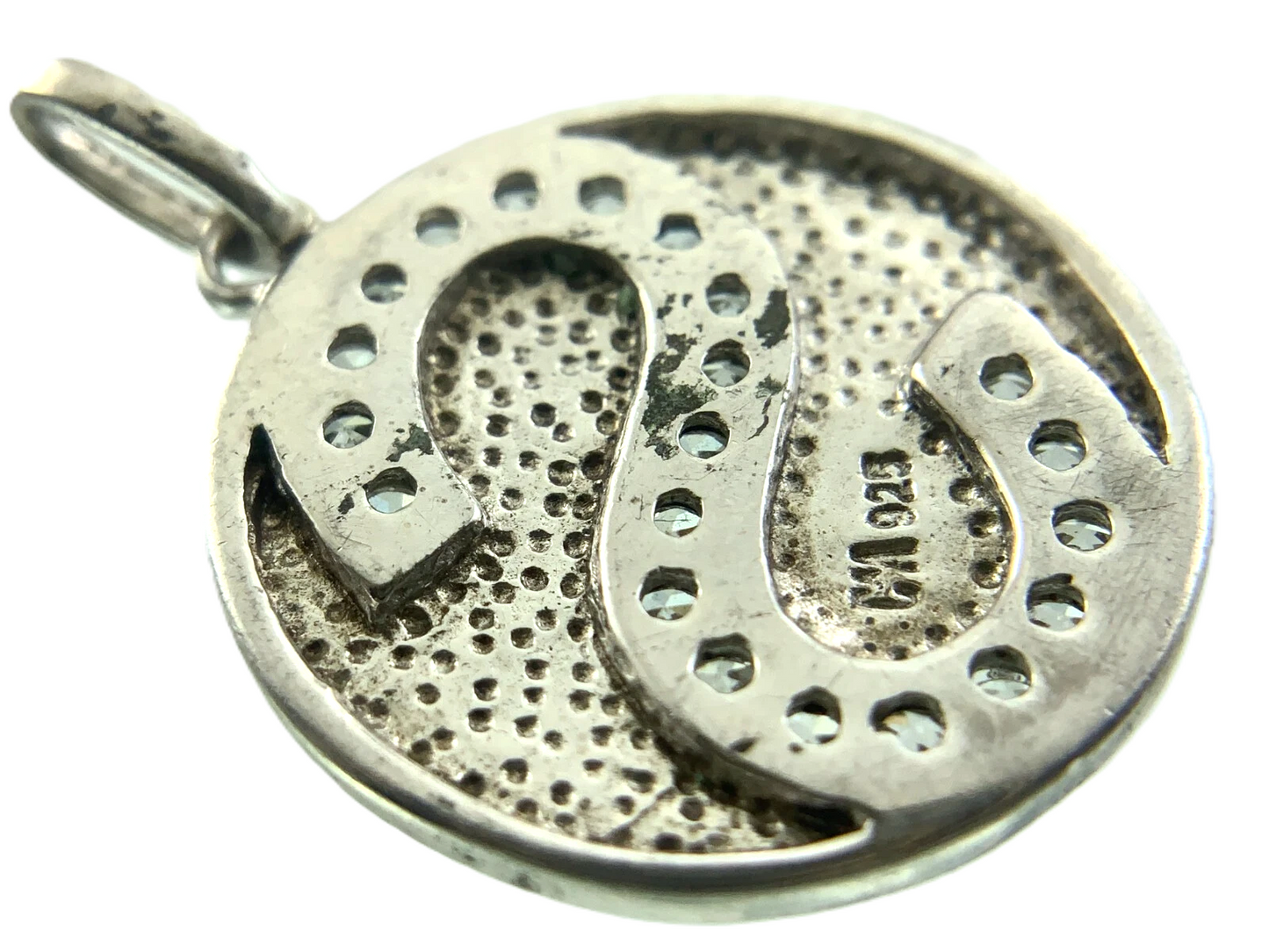 Letter S Name Pendant 925 Sterling Silver Charm AU128