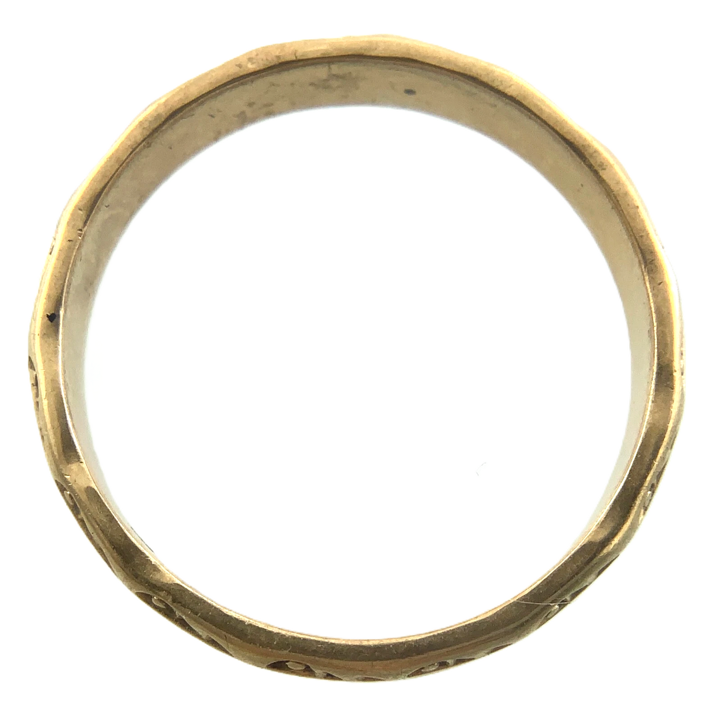 10K Yellow Gold Ring Columbia 10K Gold Band Size 8.5 AU152