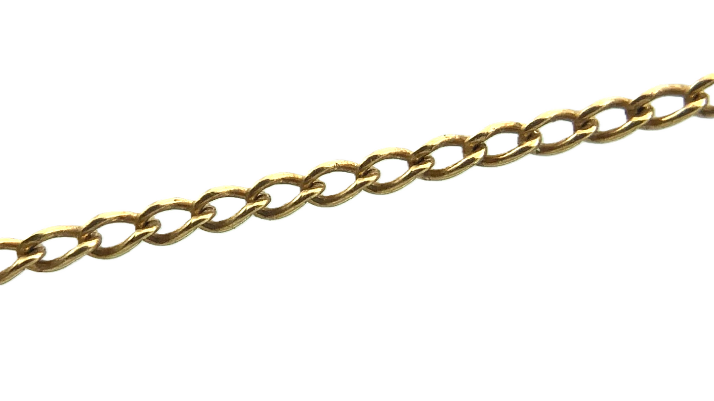 10K Yellow Gold Black Alaskan Diamond Pendant ECCO Necklace Gold Chain AU155