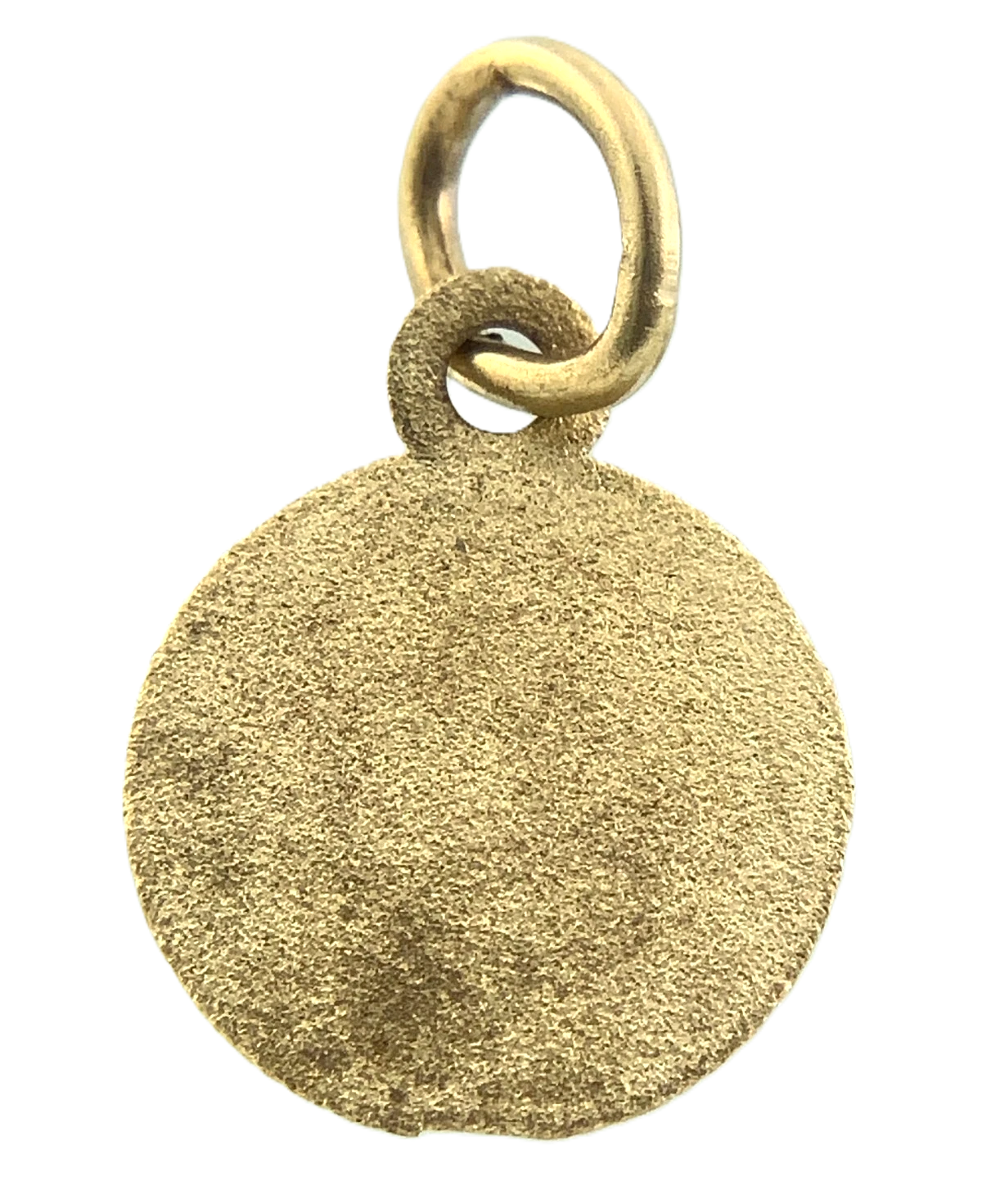 10K Yellow Gold Pendant Communion Medallion Religious AU160