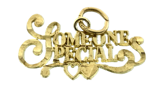 10K Yellow Gold Someone Special Pendant Gift For Loved One AU162