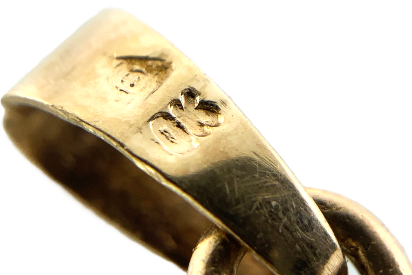 10K Yellow Gold Flying Eagle Pendant AU164