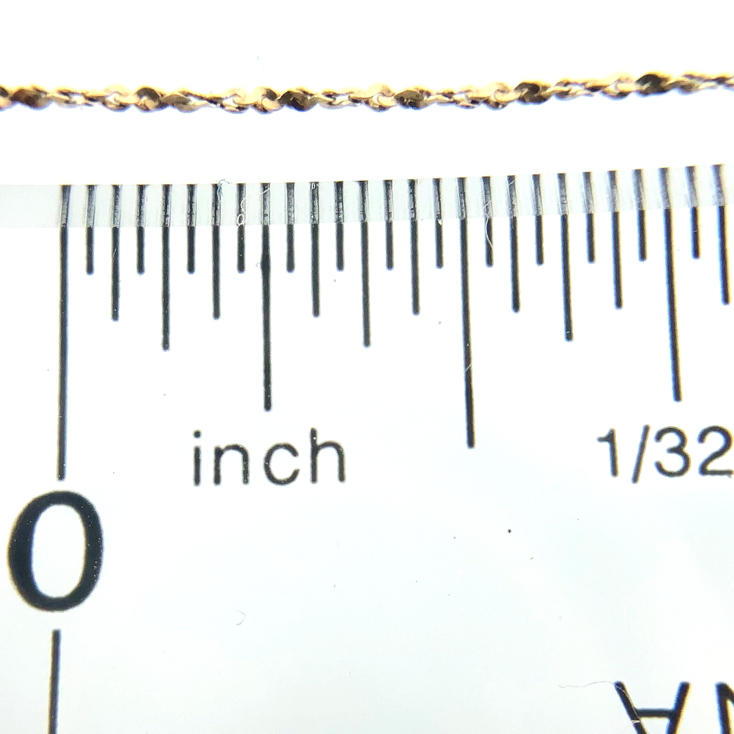 10K Yellow Gold S Rope Chain 16 in x 1 mm AU186