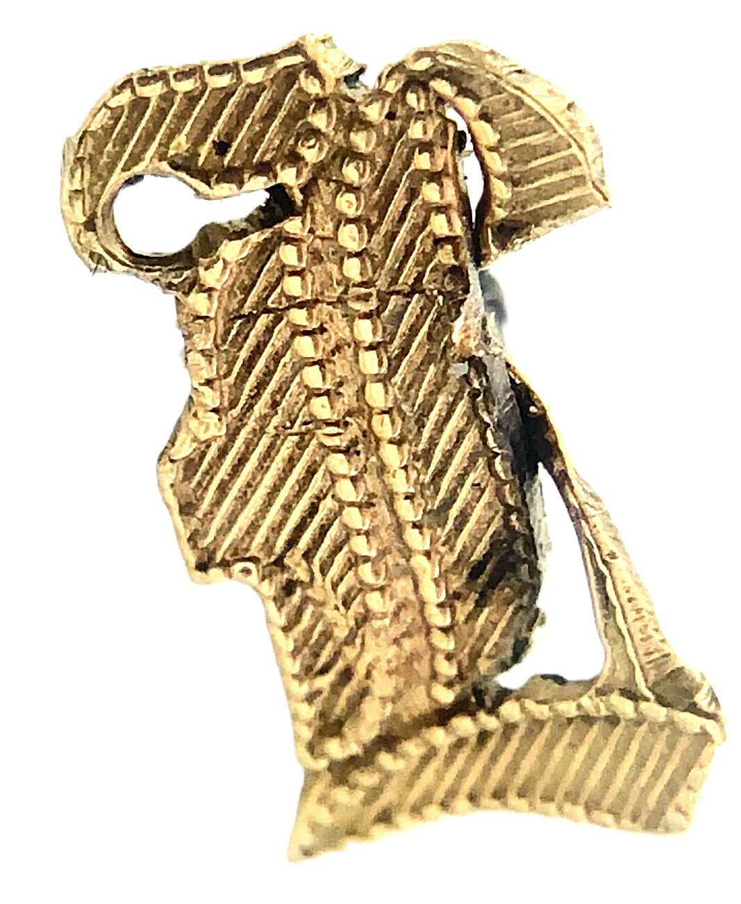 10K Yellow Gold Old English Letter L Broken Pin AU213