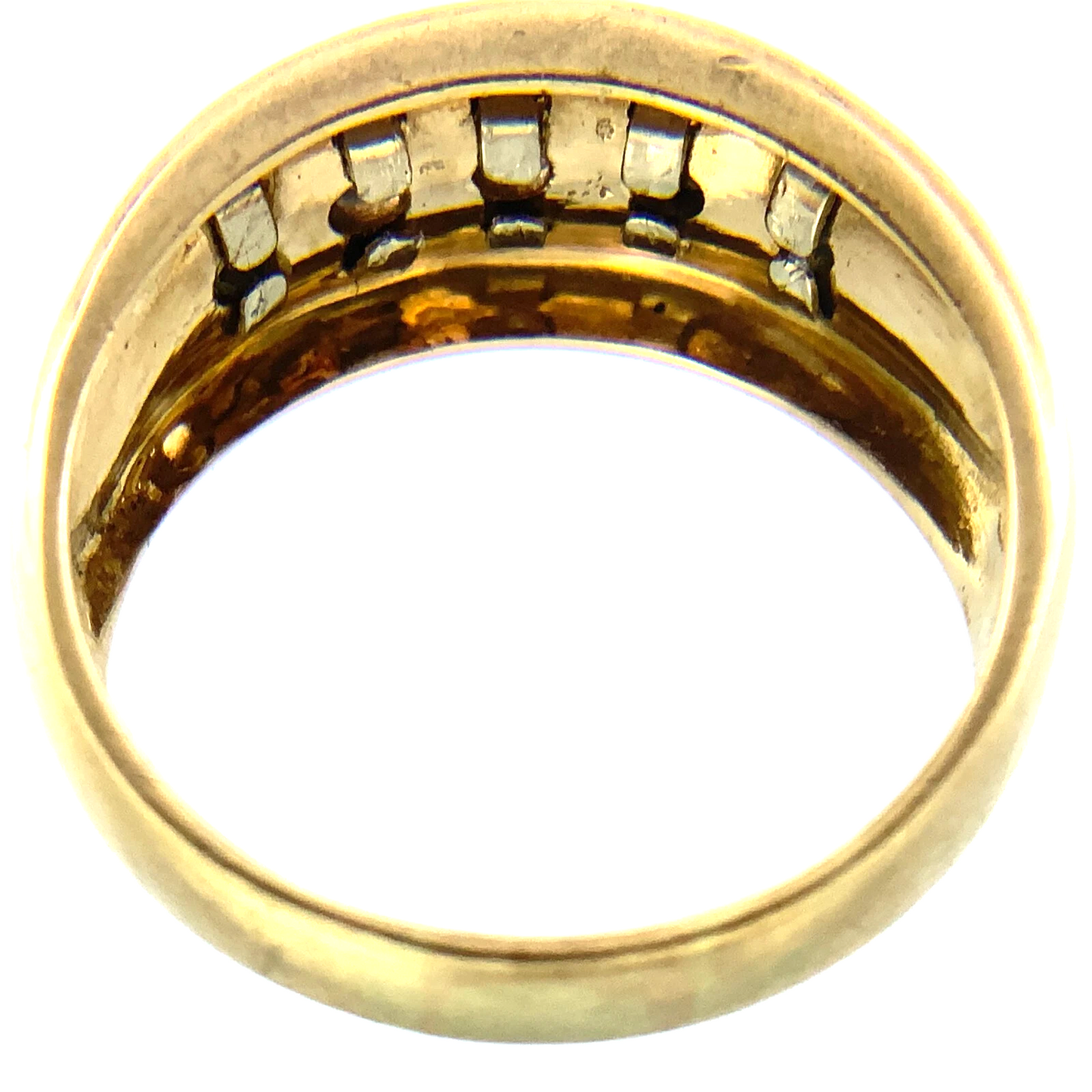 10K Yellow Gold Ring 5 Birthstone Multicolor Gemstone Band Size: 7 AU274