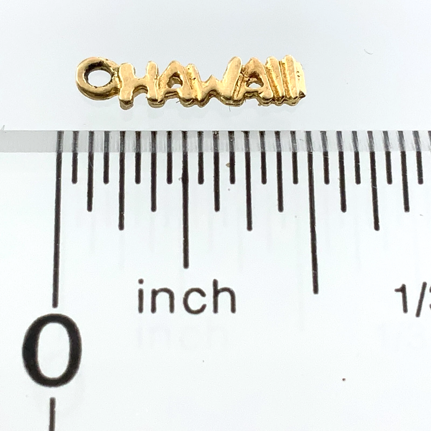 14K Yellow Gold Hawaii Pendant 0.2 grams AU308