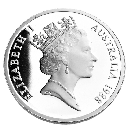 1.07 ozt 1988 Australia Parliament House $5