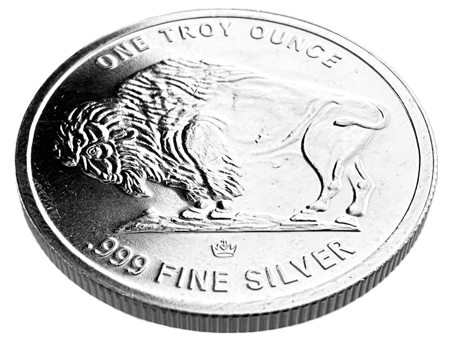 1 ozt Monarch Indian Buffalo 999 Silver