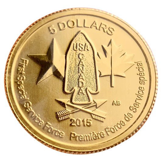 .100 ozt Devil Brigade RCM Gold 9999 $5