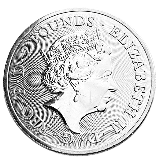 1 ozt Year of the Dog 999 Silver £2 Coin