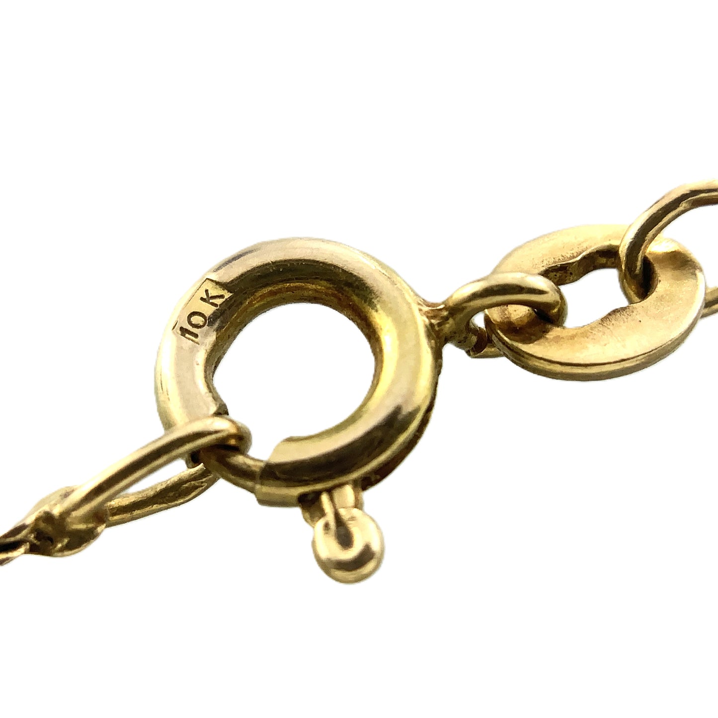 10K Yellow Gold  Link Chain Necklace 16 in x 1 mm AU315