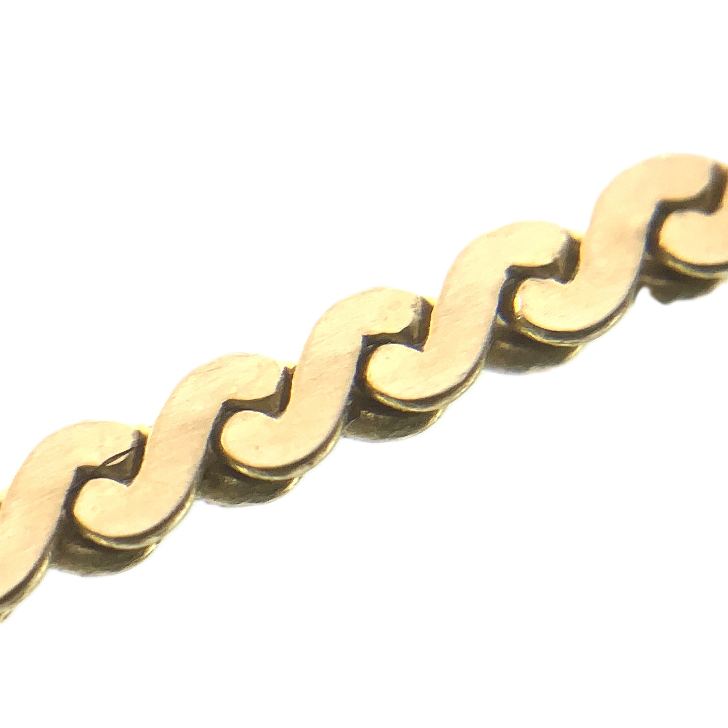 10K Yellow Gold  Link Chain Necklace 16 in x 1 mm AU315