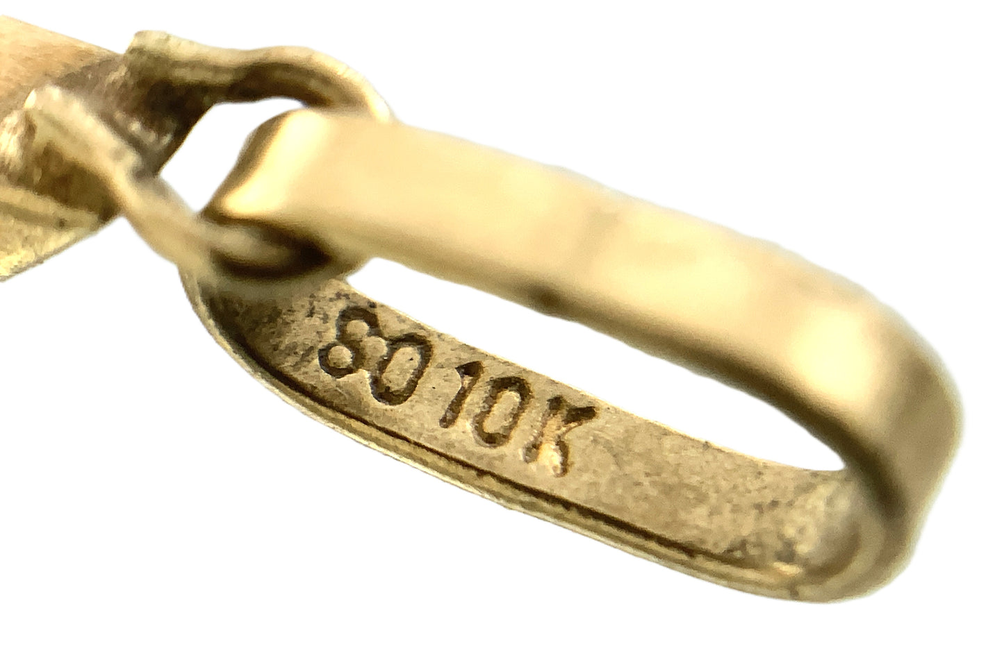 10K Yellow Gold  Religious Crucifix Jesus Christ Charm Pendant AU317