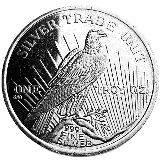 1 ozt Liberty Silver Trade Unit 999 Round