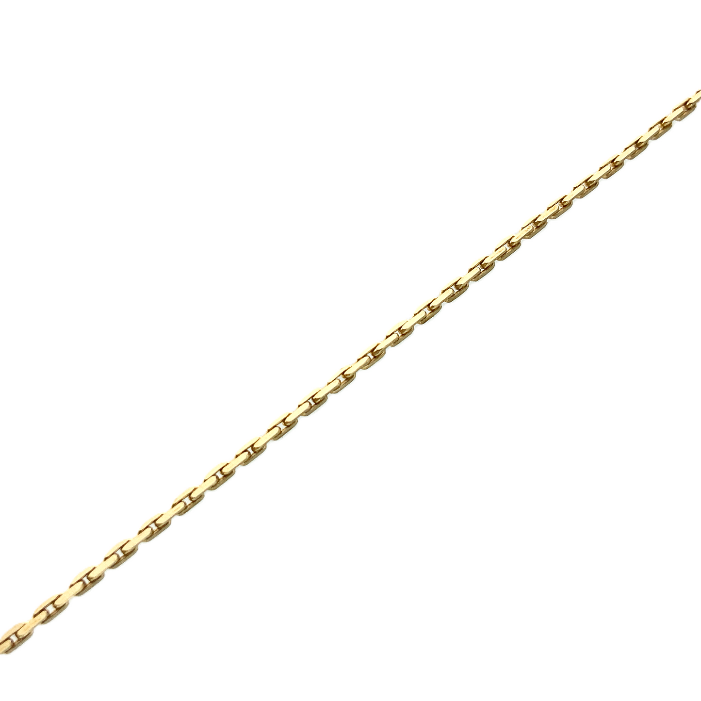 10K Yellow Gold Cable Link Chain Necklace  30 in x 1 mm AU3