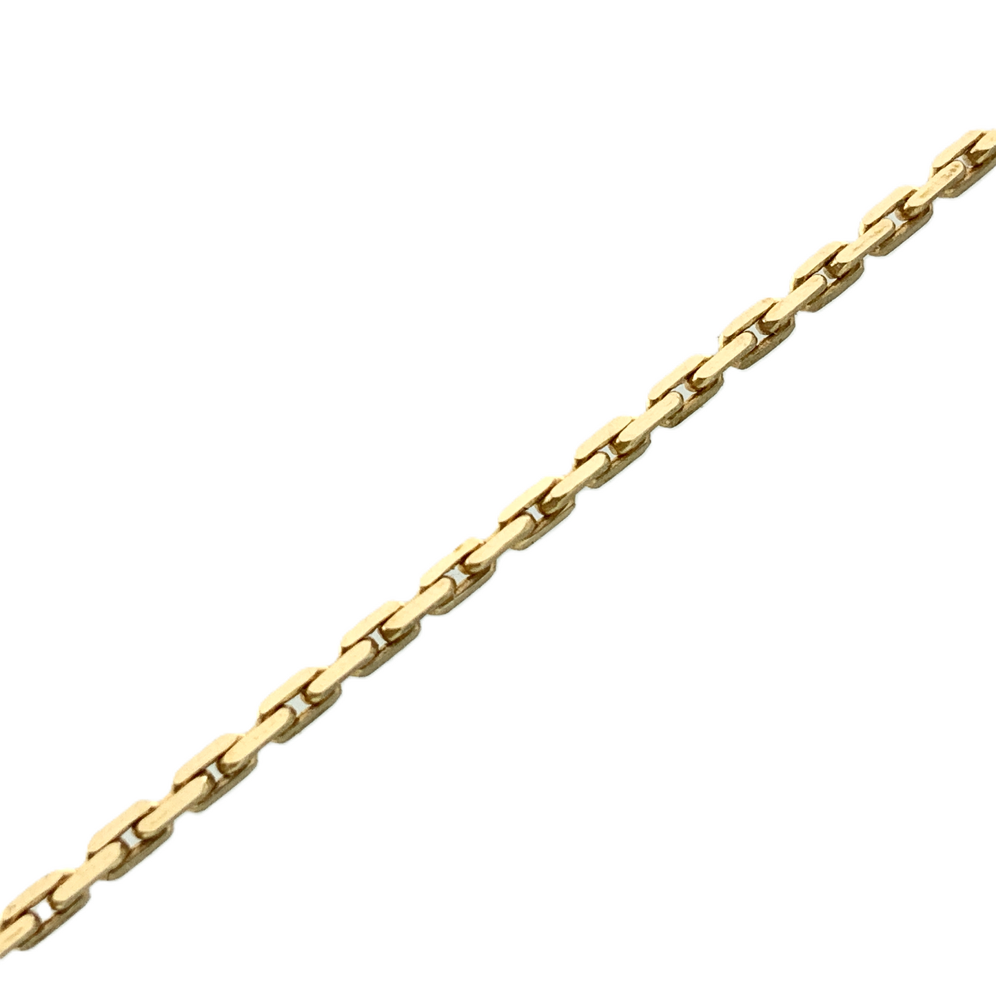 10K Yellow Gold Cable Link Chain Necklace  30 in x 1 mm AU3