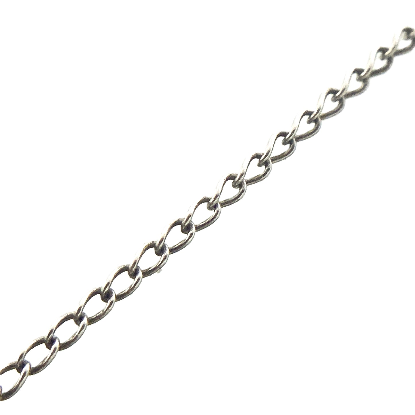 10K White Gold Pearl Star Shaped Pendant Necklace Chain AU334