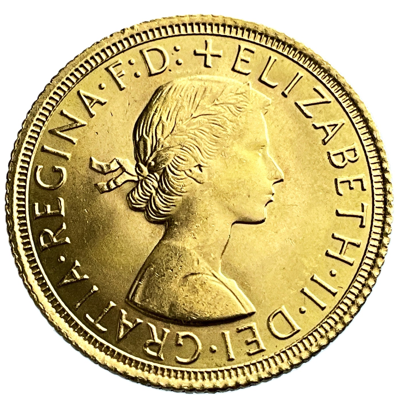 .2355 ozt 1966 Queen Elizabeth Sovereign Gold