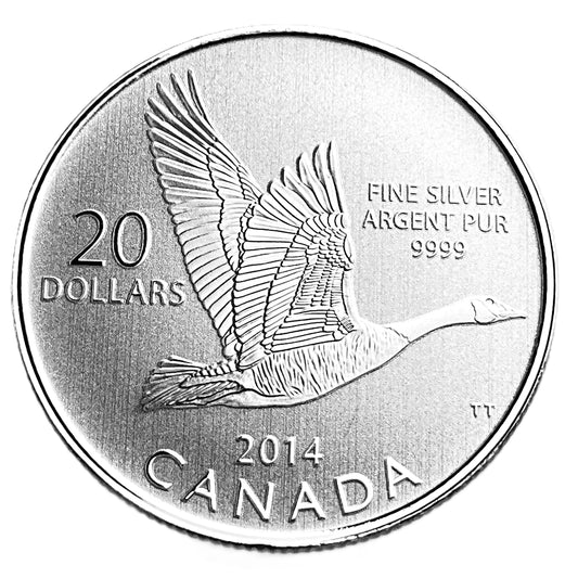 .250 ozt Canada Goose 9999 Silver $20 Coin