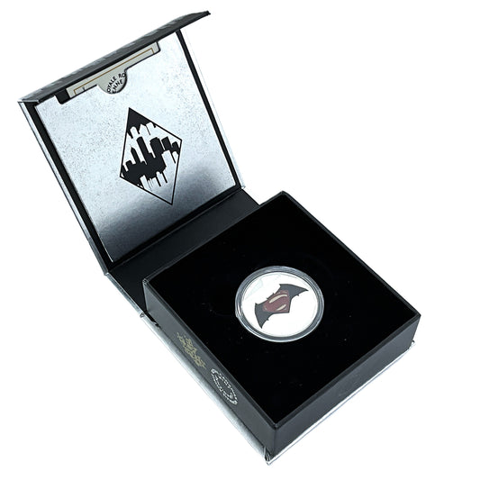 .510 ozt Batman Superman Logo 9999 $10