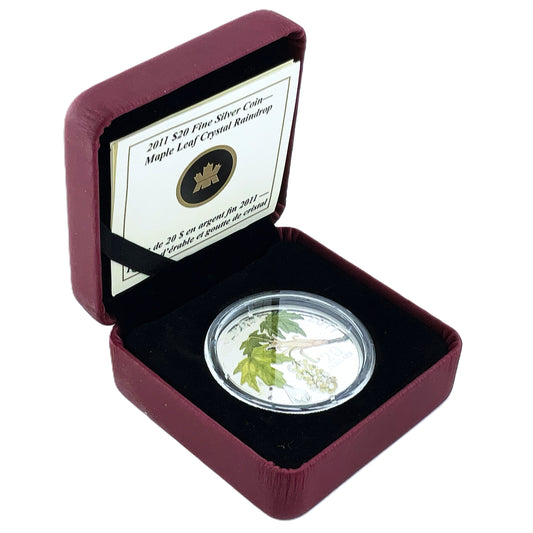 1.01 ozt Crystal Raindrop Maple 9999 $20