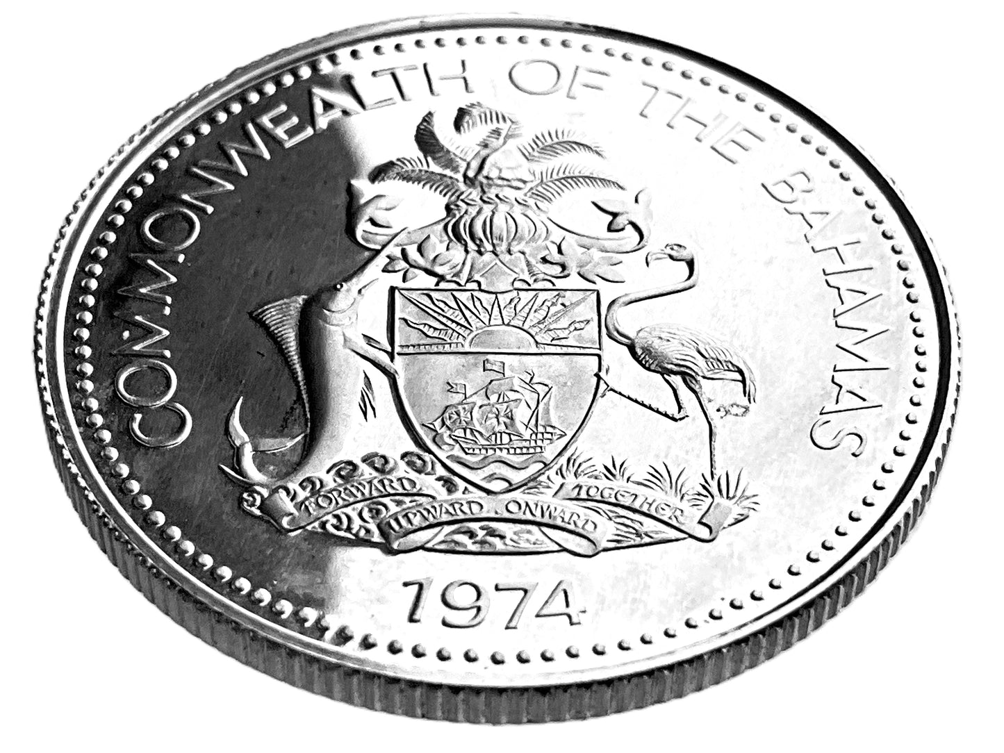 .254 ozt Bahamas Blue Marlin Silver Coin 50¢