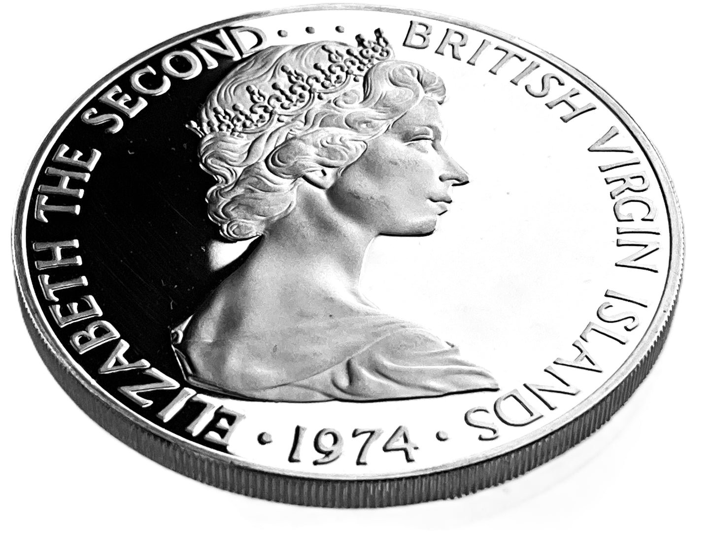.74 ozt British Virgin Islands Silver $1