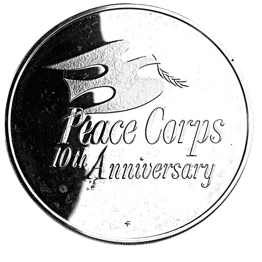 .74 ozt Peace Corps Helping Others Silver
