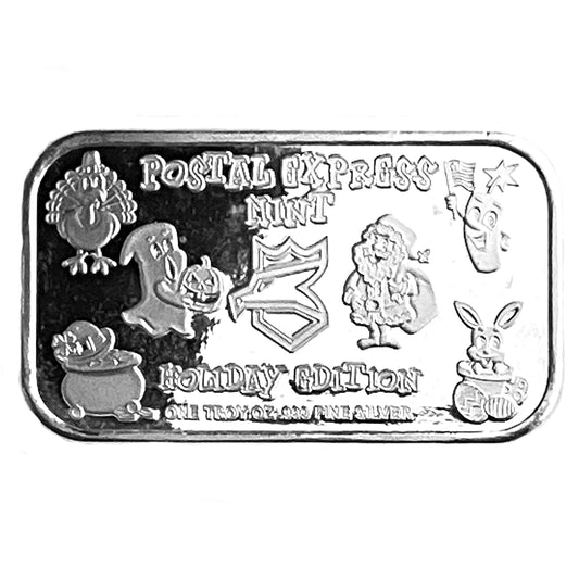 1 ozt Postal Express Happy Halloween 999