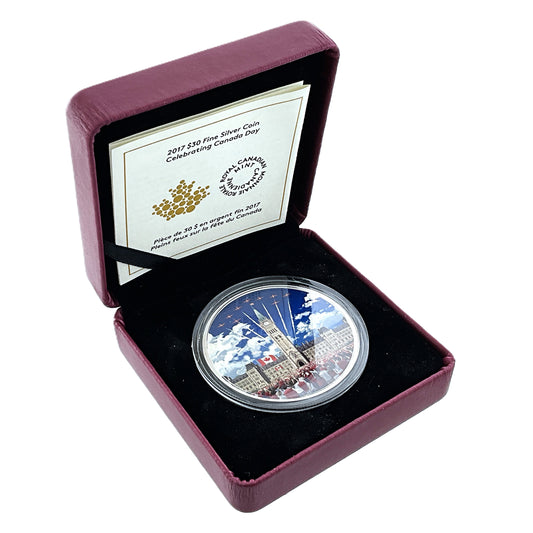 2 ozt Celebrating Canada Day Silver 9999 $30