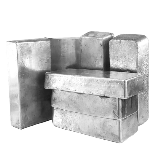 100 ozt Assorted Silver 999 Ingot Bars