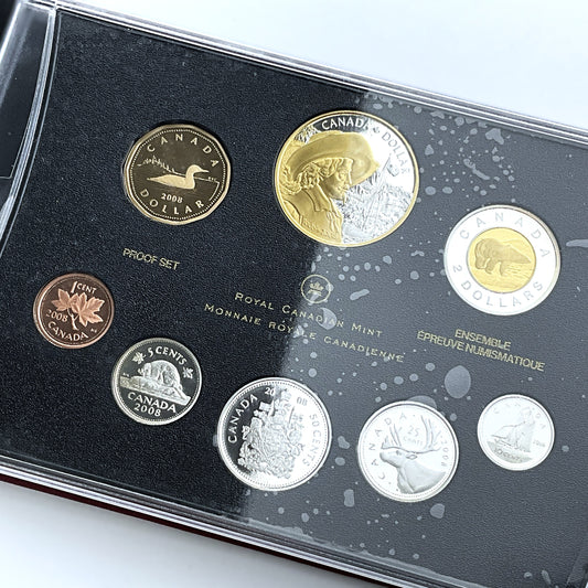 1.69 ozt Quebec City Polar Bear Silver Set