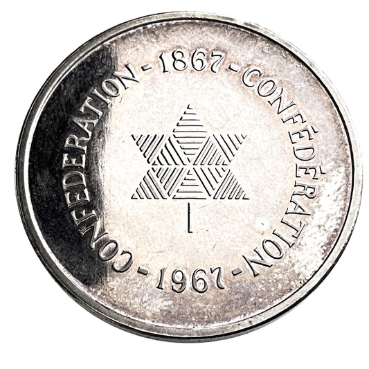 .728 ozt 1967 Canada Centennial Silver Medallion