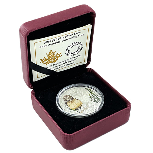 1.01 ozt Burrowing Owl 9999 Silver $20
