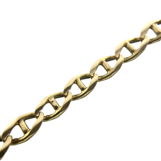 10K Yellow Gold Mariner Link Chain 8in x 5.72mm Bracelet AU370