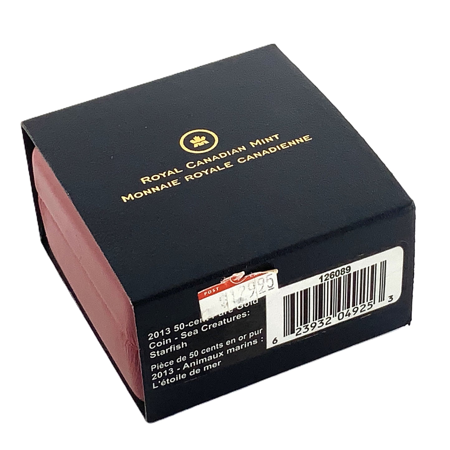 1/25 ozt Sea Creatures Starfish Gold 9999 50¢