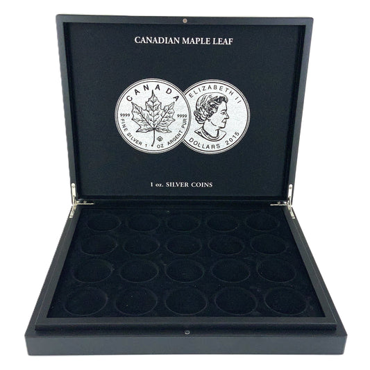 Lighthouse 40 Maple Leaf Wood Presentation Case