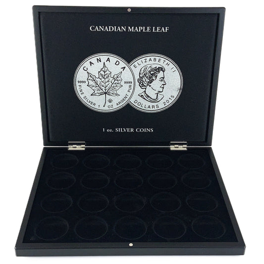 Lighthouse 20 Maple Leaf Wood Presentation Case