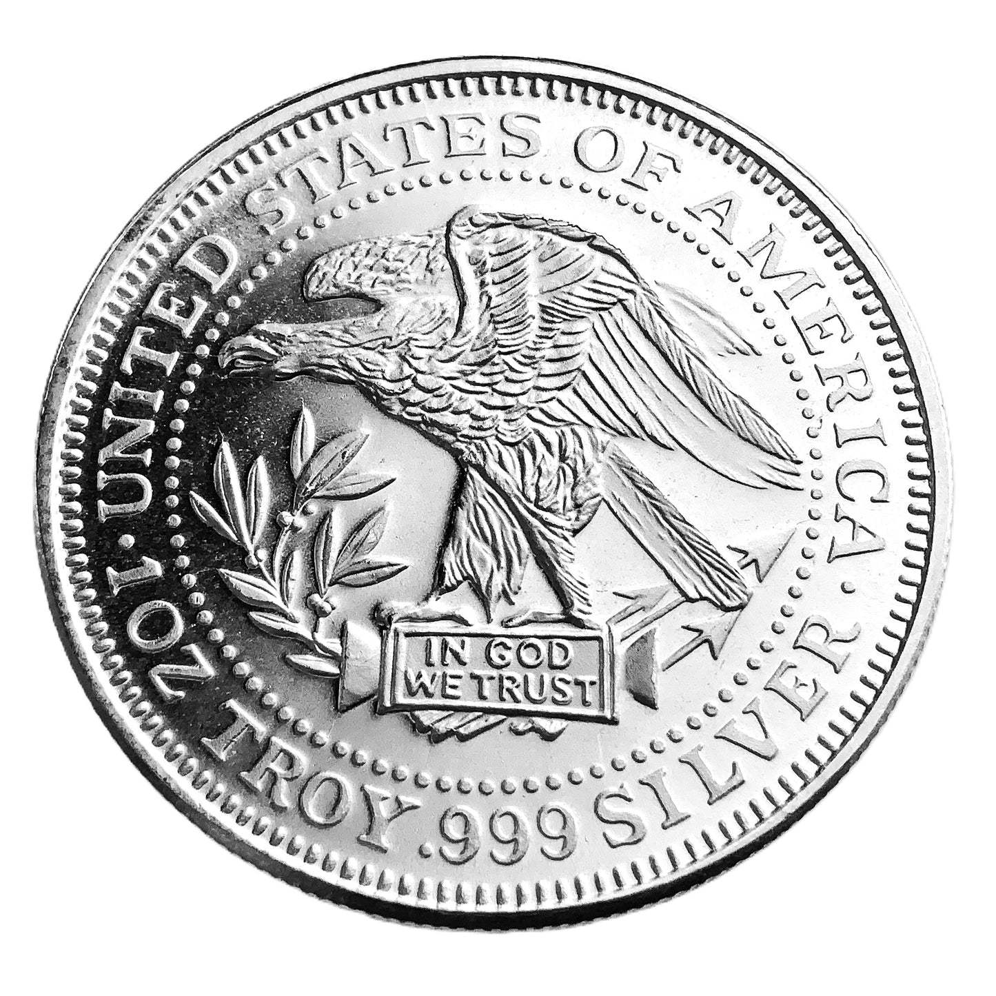 1 ozt Balance Scale Eagle NWTM 999 Silver