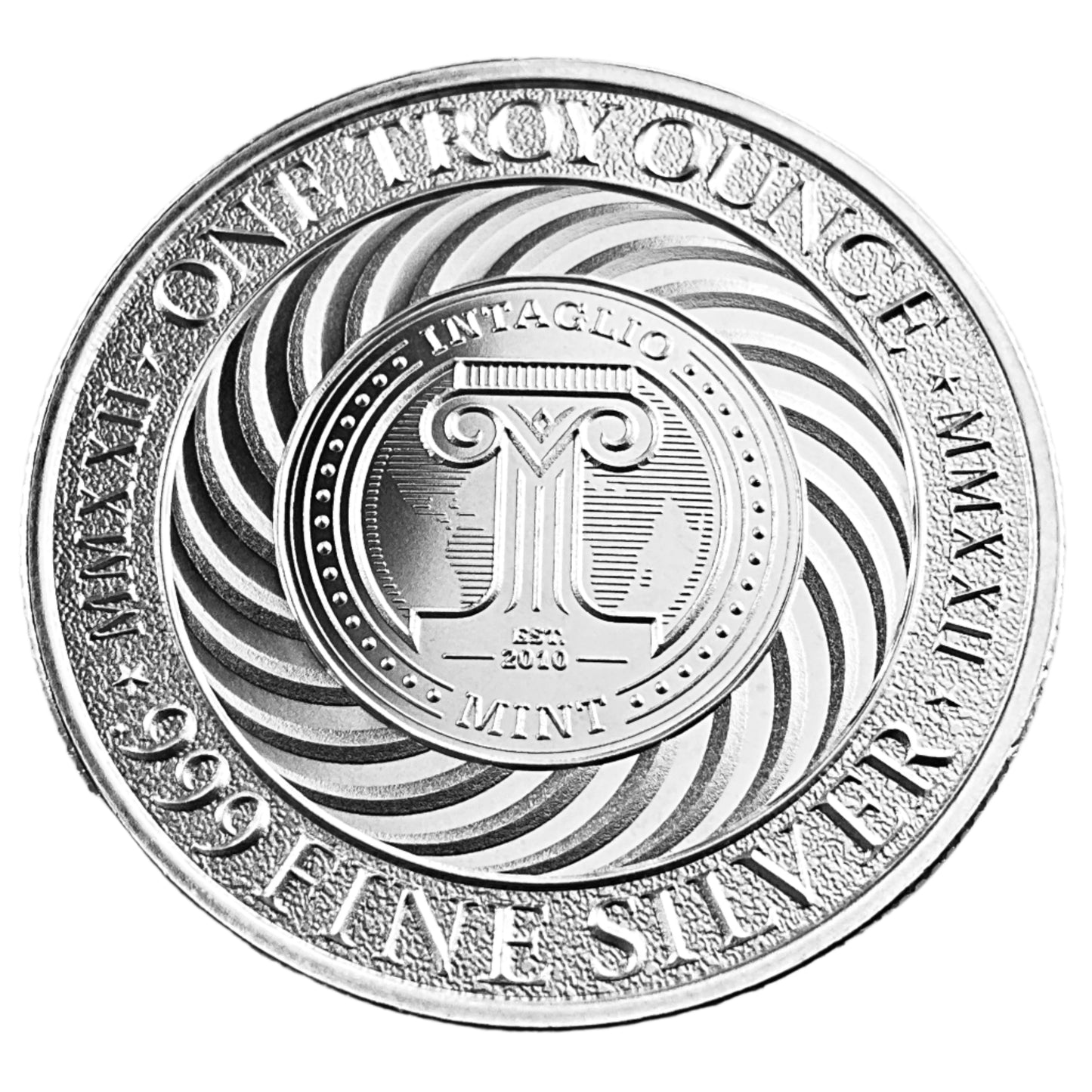 1 ozt Loch Ness Monster 999 Silver Round