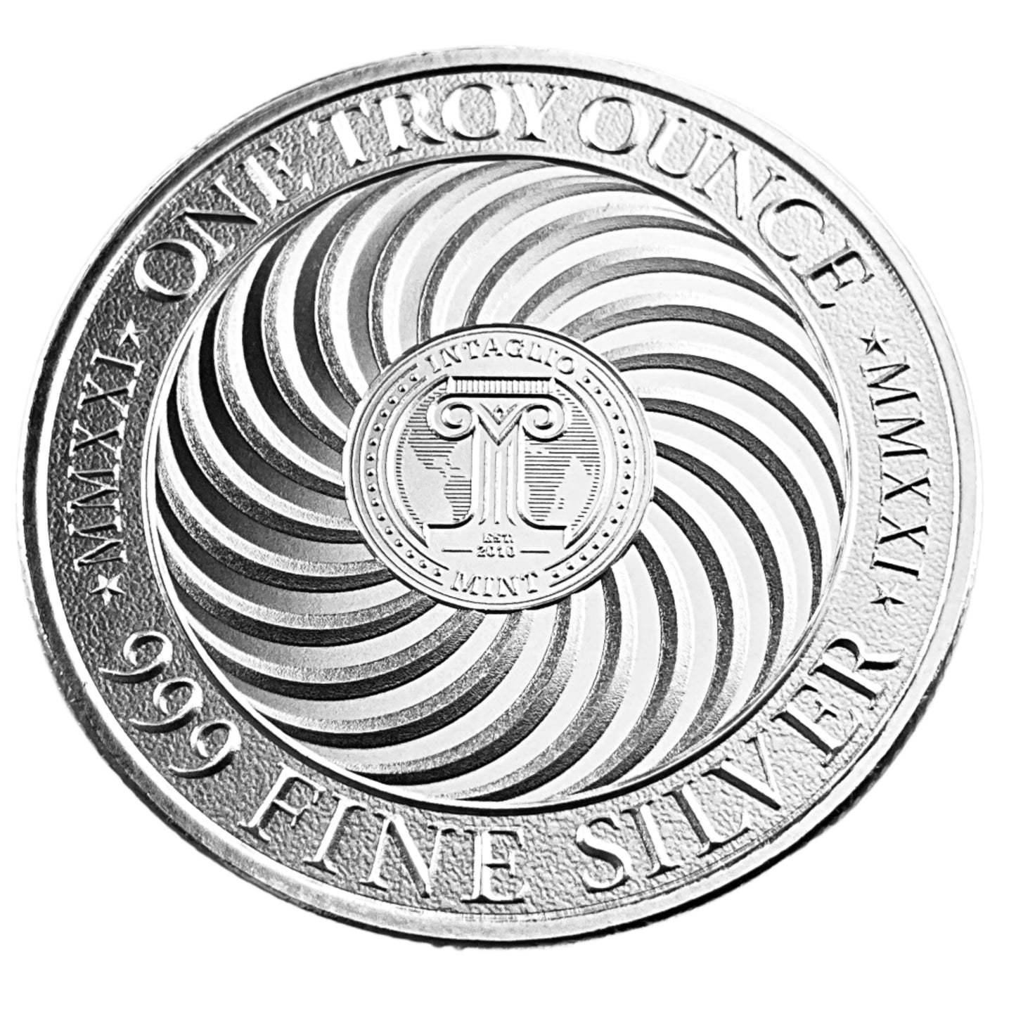 1 ozt The Yeti 999 Silver Round