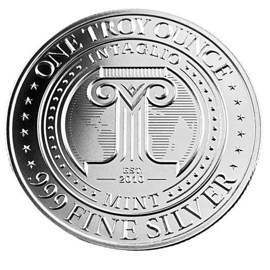 1 ozt Bride of Frankenstein 999 Silver Round