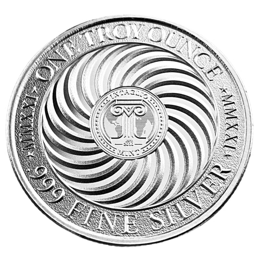 1 ozt Frankenstein 999 Silver Round