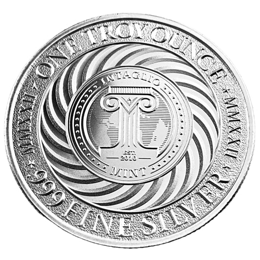 1 ozt Chupacabra 999 Silver Round