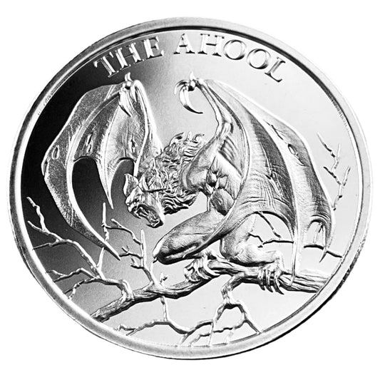 1 ozt The Ahool 999 Silver Round