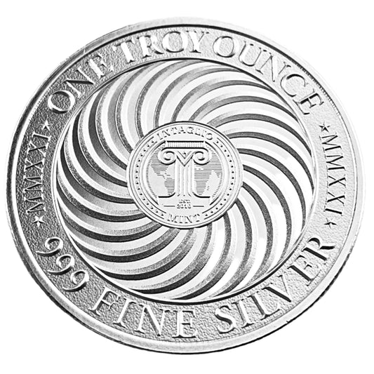 1 ozt The Ahool 999 Silver Round