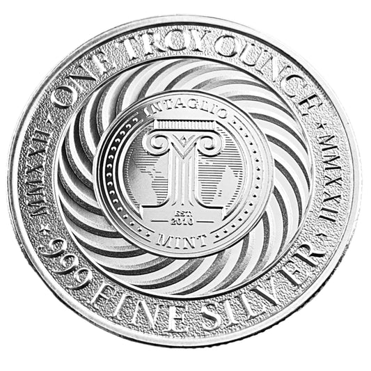 1 ozt Beast of Busco 999 Silver Round