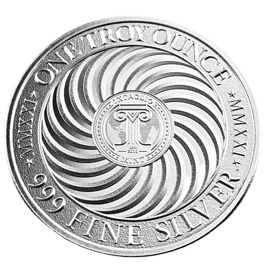 1 ozt Swamp Creature 999 Silver Round